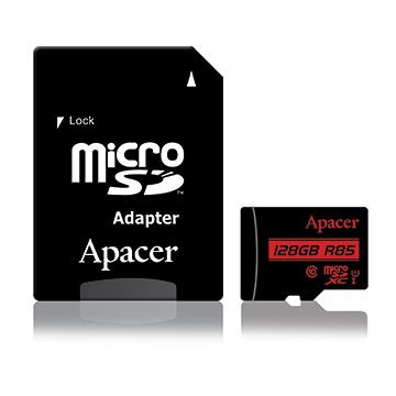 Apacer宇瞻 MicroSD U1 C10 128G記憶卡 含轉卡