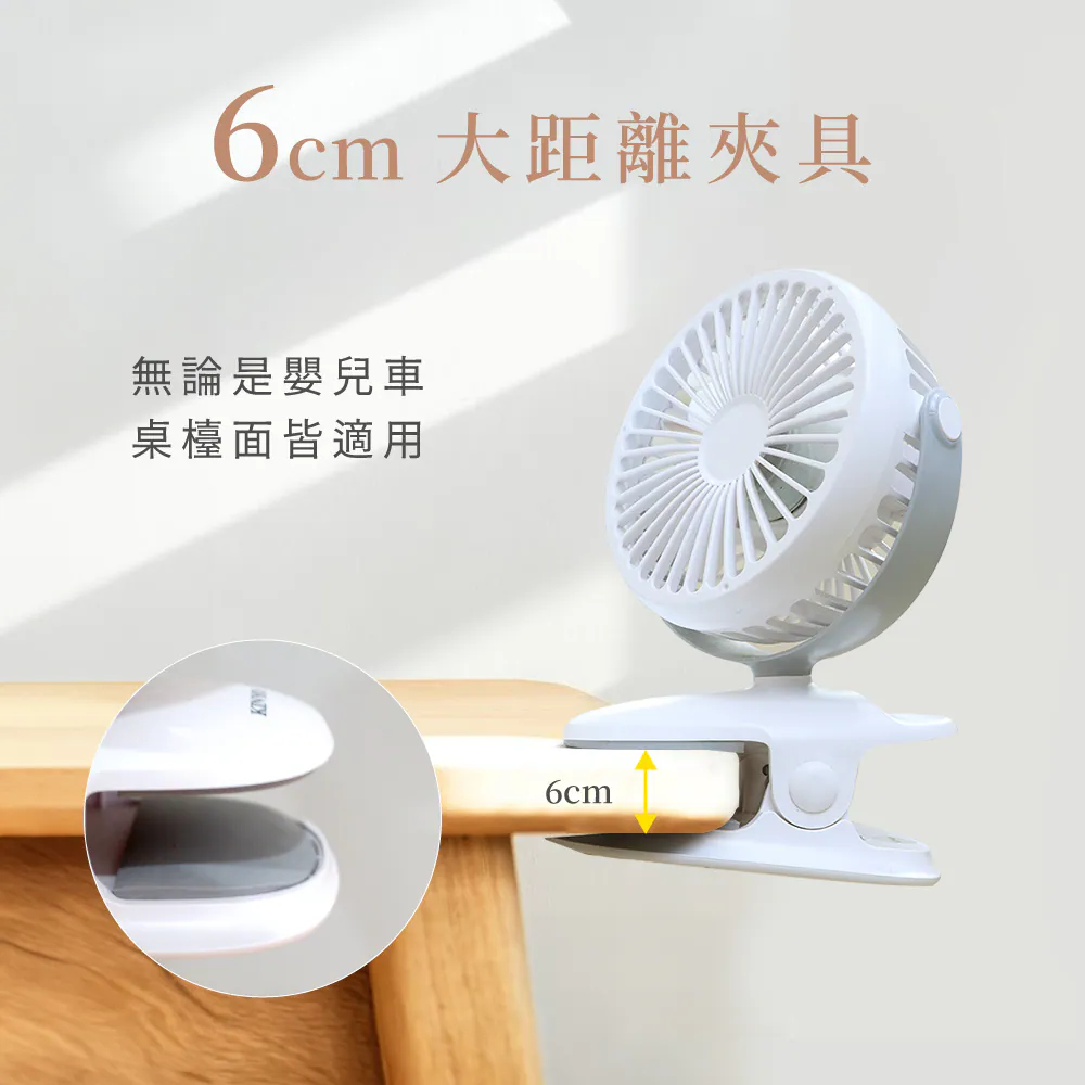 KINYO 多功能夾/立式小風扇 - 細節圖 4