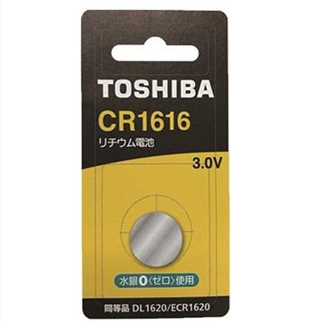 東芝TOSHIBA 鈕扣電池 CR1616-1入卡