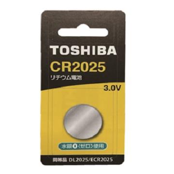 東芝TOSHIBA 鈕扣電池 CR2025-1入卡