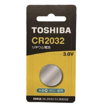 東芝TOSHIBA 鈕扣電池 CR2032-1入卡