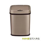 美國NINESTARS 12公升感應式掀蓋垃圾桶