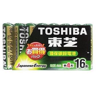 東芝TOSHIBA 環保4號電池16入