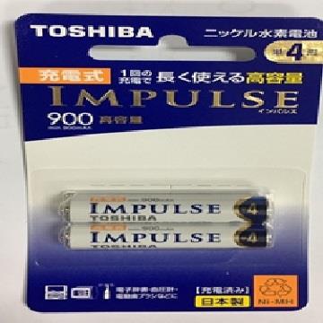 東芝4號低自放鎳氫充電電池組2P