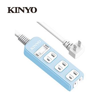 KINYO 1切4座2孔2.7M延長線