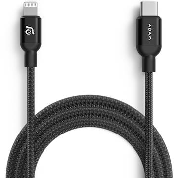 ADAM USB-C to Lightning充電傳輸線2m-黑