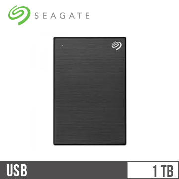 Seagate希捷 Backup Plus Slim 2.5吋 1TB行動硬碟 極夜黑