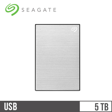 Seagate希捷 Backup Plus Portable 2.5吋 5TB 行動硬碟 星鑽銀