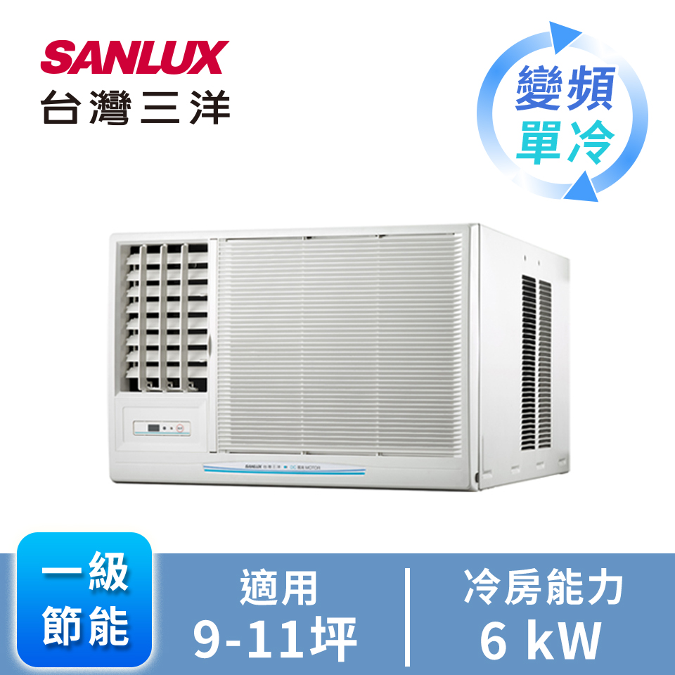 台灣三洋窗型變頻單冷空調(左吹)