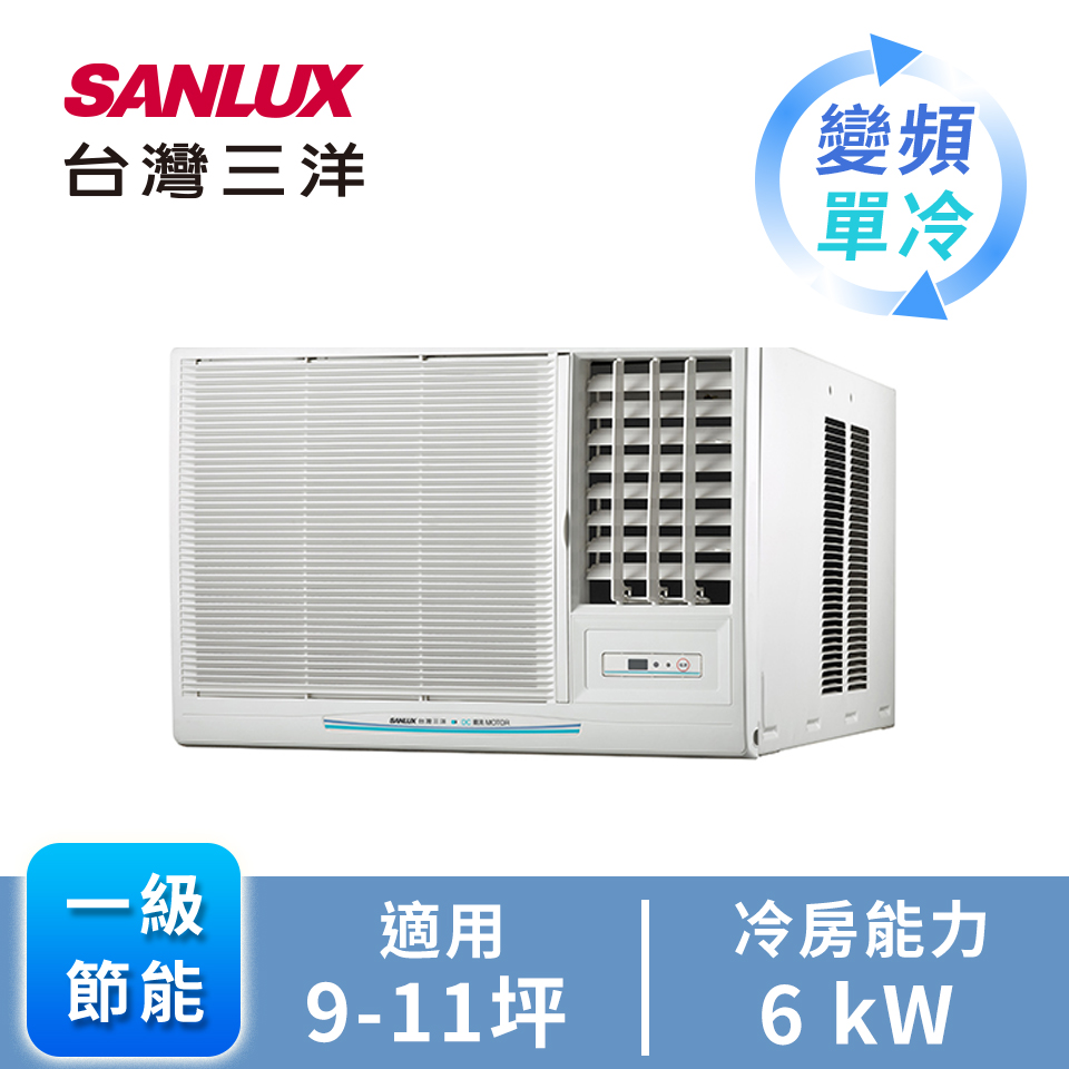 台灣三洋窗型變頻單冷空調(右吹)
