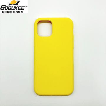 Gobukee iPhone 11 極纖矽膠保護套-黃