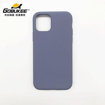 Gobukee iPhone 11 極纖矽膠保護套-紫