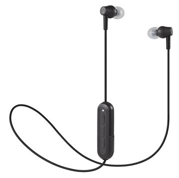 (福利品)鐵三角Audio-Technica 耳塞式藍牙耳機-黑