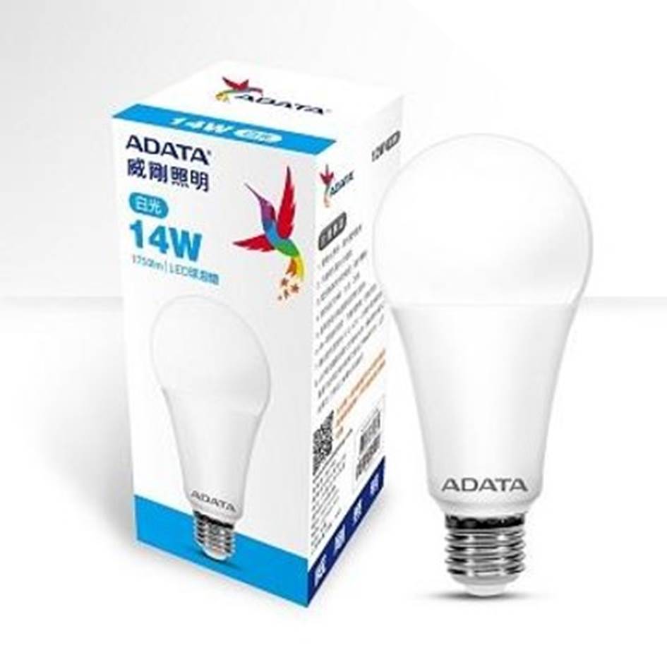 威剛ADATA 14W高效能LED球燈泡-白光