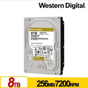 WD威騰 3.5吋 8TB SATA企業級硬碟 金標
