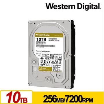 WD威騰 3.5吋 10TB SATA企業級硬碟 金標