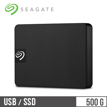Seagate希捷 Expansion 500GB 外接SSD硬碟 黑
