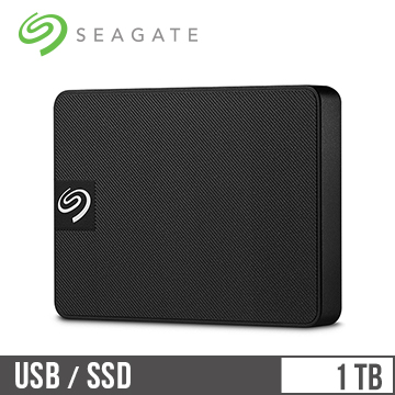 (拆封品) 希捷 Seagate Expansion 1TB 外接SSD硬碟 黑