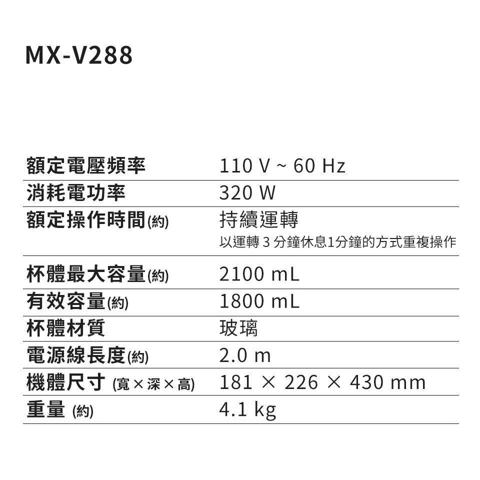 國際牌 Panasonic 1.8L果汁機 (玻璃杯) - 細節圖 3