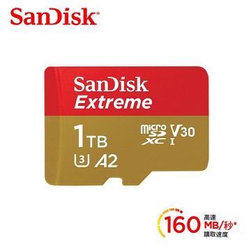 SanDisk晟碟 Extreme microSD A2 1TB記憶卡