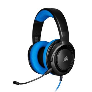 CORSAIR HS35 立體聲遊戲耳機-藍