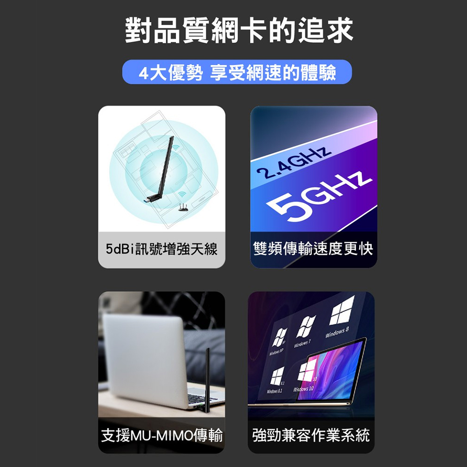 TP-LINK 無線雙頻USB網卡 - 細節圖 2