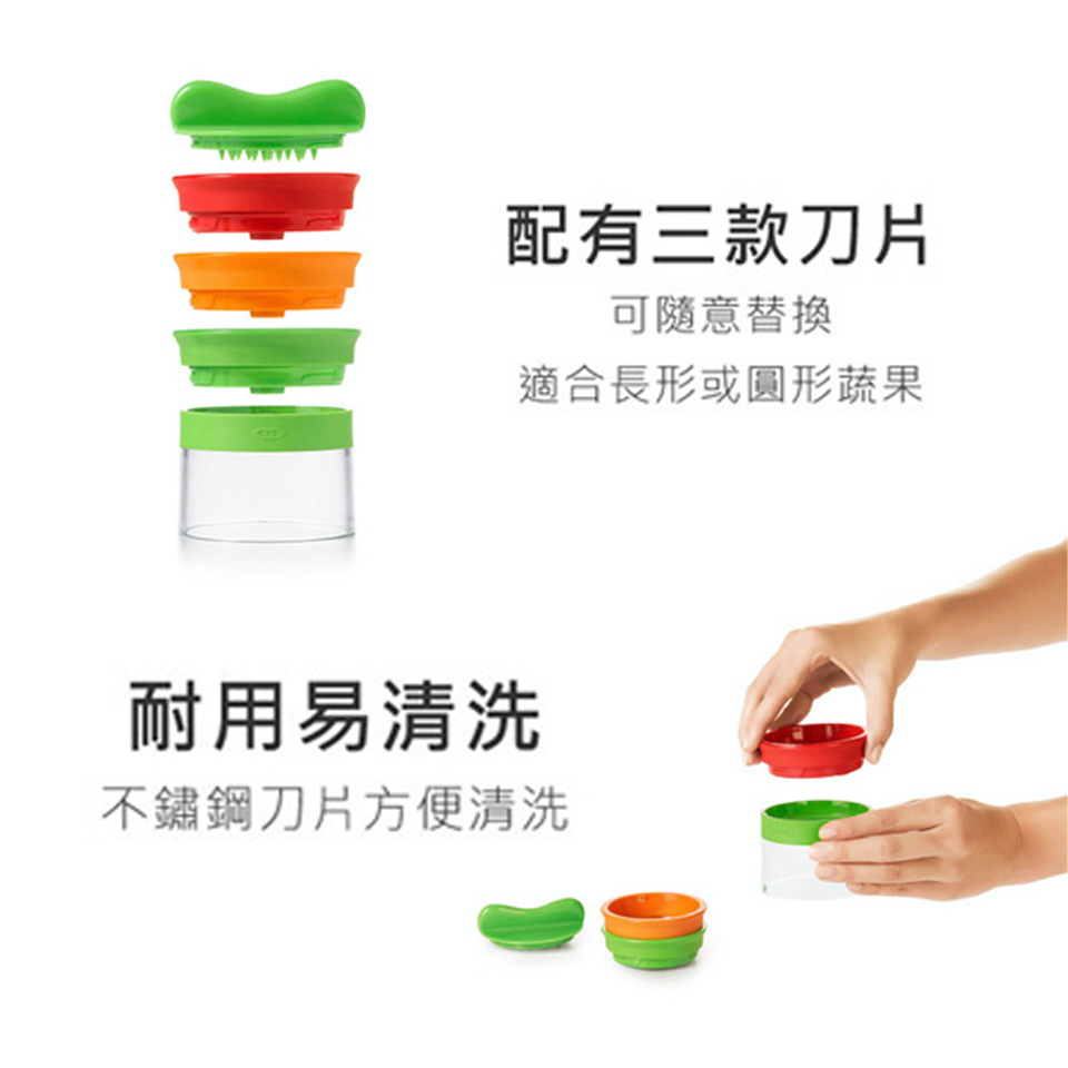 美國OXO 華麗三刀蔬果削鉛筆機 - 細節圖 2