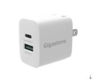 Gigastone PD3.0雙孔急速充電器-白