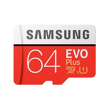 SAMSUNG三星 EVO Plus MicroSD 64G記憶卡