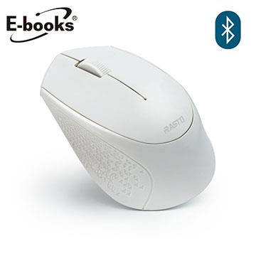 E-books M60藍牙三鍵式超靜音無線滑鼠-白
