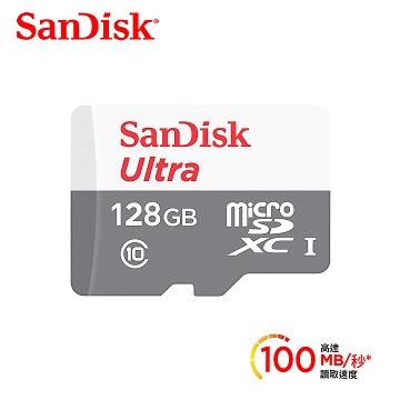 SanDisk晟碟 Ultra microSD 128GB 記憶卡