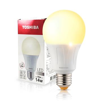 東芝TOSHIBA 14W LED燈泡-自然光