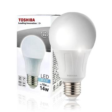 【買一送一】東芝TOSHIBA 14W LED燈泡-白光