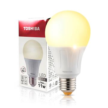東芝TOSHIBA 11W LED燈泡-自然光