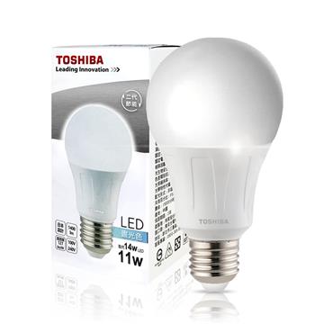 【買一送一】東芝TOSHIBA 11W LED燈泡-白光