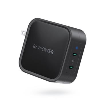 RAVPower 90W氮化鎵GaN USB-C快速充電器-黑