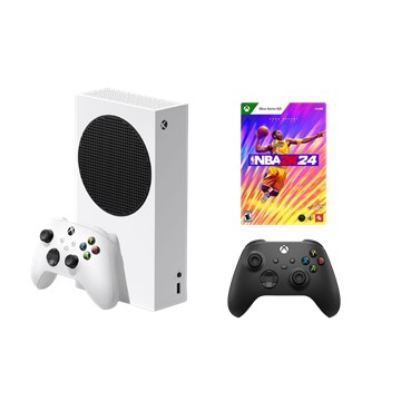【遊戲+手把組】Xbox Series S主機 + XBOX 無線控制器 磨砂黑 + XBOX NBA 2K24 中文版