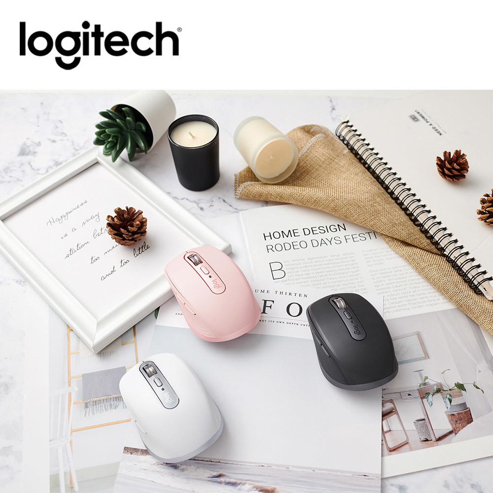 羅技 Logitech MX Anywhere 3 無線滑鼠 玫瑰粉 - 細節圖 1