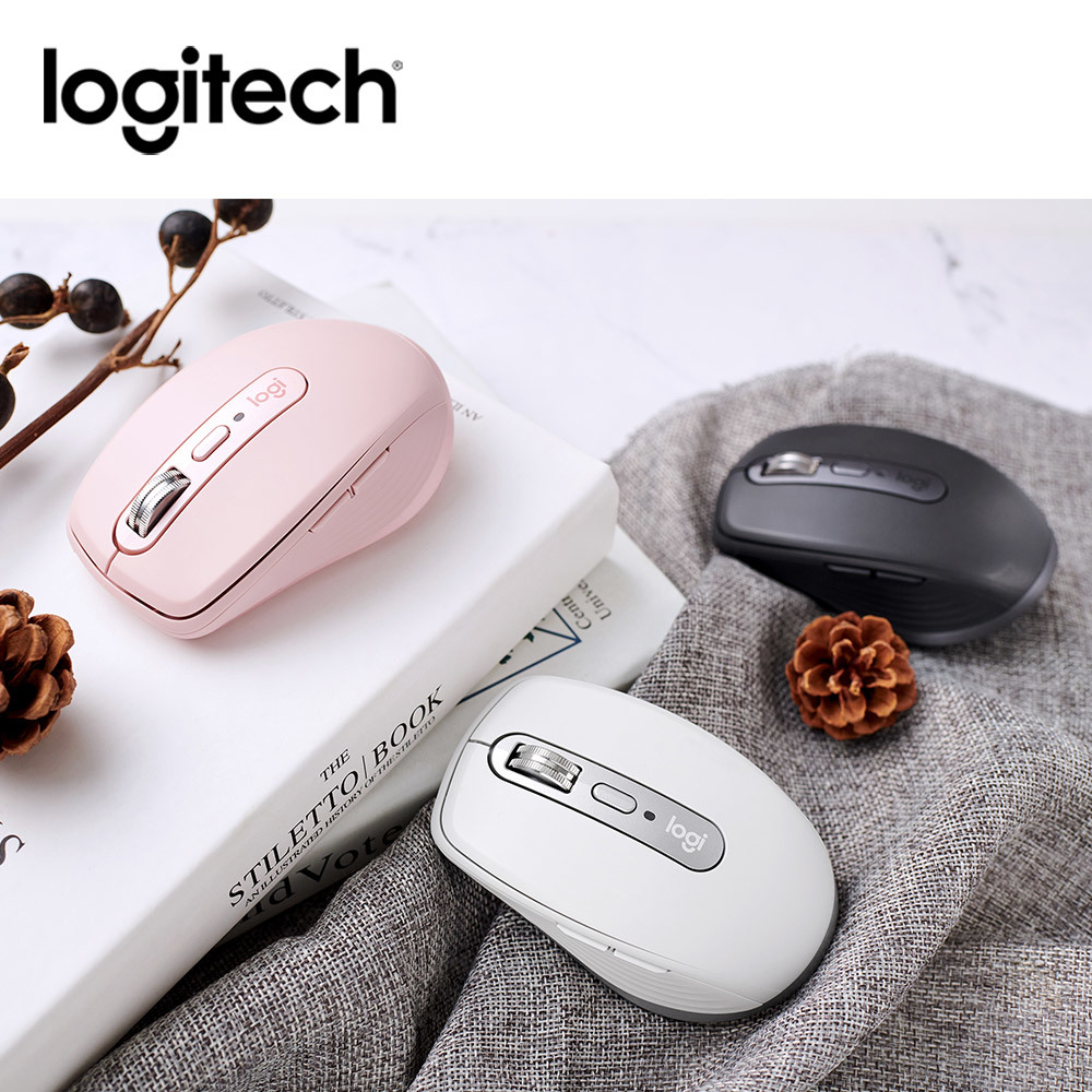 羅技 Logitech MX Anywhere 3 無線滑鼠 玫瑰粉 - 細節圖 2