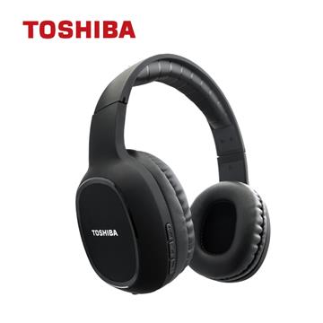 TOSHIBA東芝 頭戴式藍牙耳機-黑