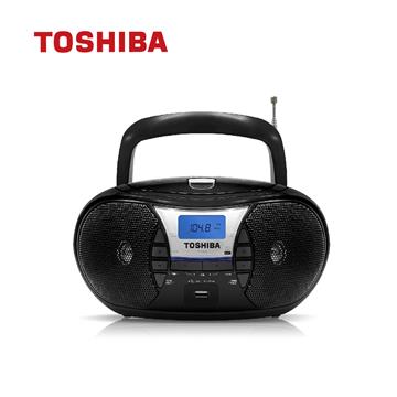 TOSHIBA USB&#47;CD手提收音機 黑