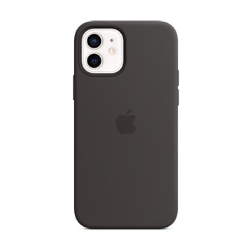 iPhone 12 mini MagSafe 矽膠保護殼-黑色