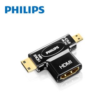 飛利浦Philips HDMI雙用轉接器(HDMI轉Micro/Mini)