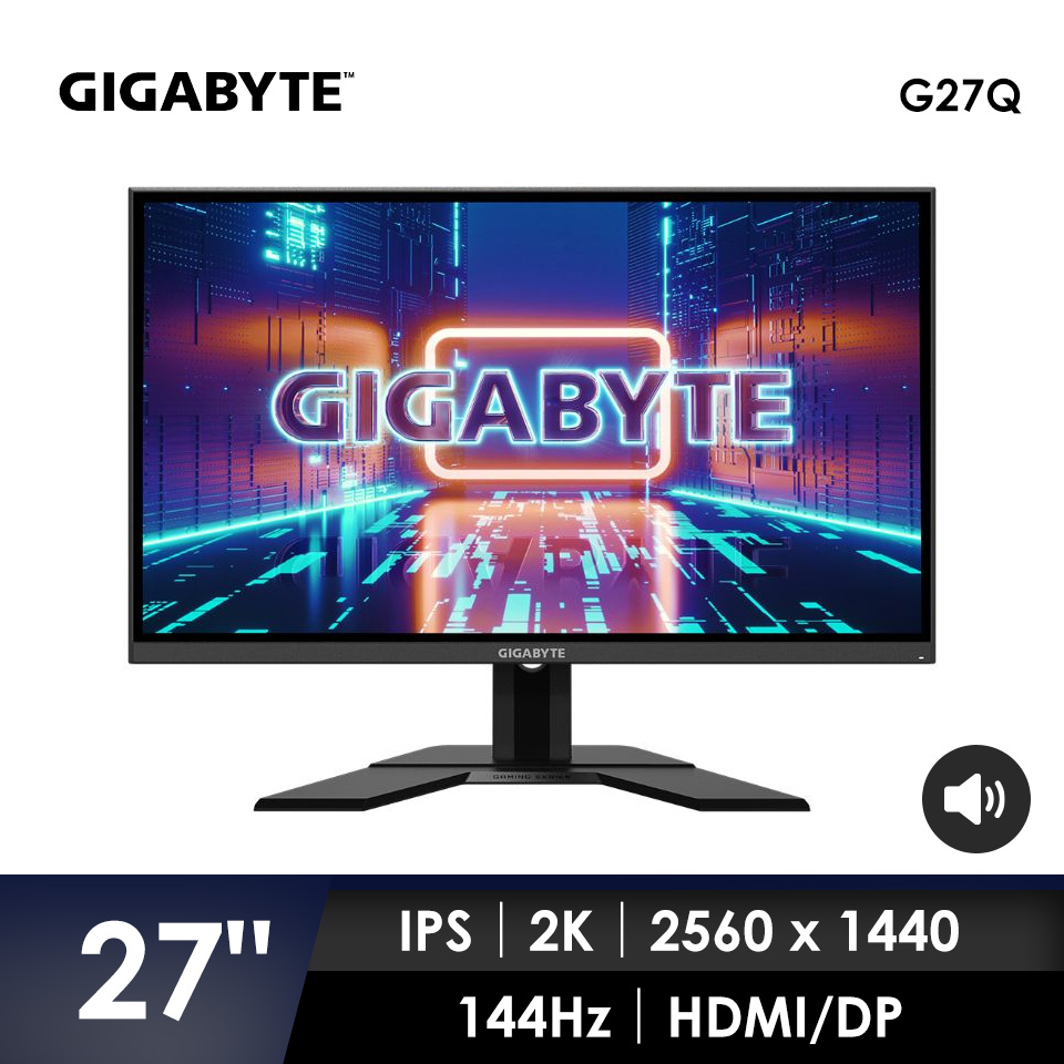 技嘉 GIGABYTE G27Q IPS電競螢幕
