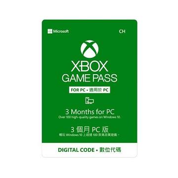 微軟 Game Pass for PC 3個月 實體卡