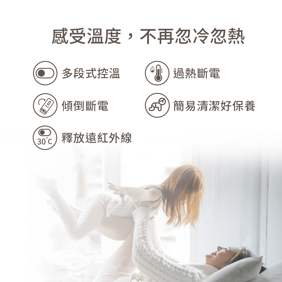 嘉儀三合一電暖器 (KEPC-9385) - 細節圖 2