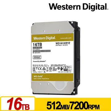 WD威騰 3.5吋 16TB 內接企業級硬碟 金標