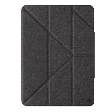 JTLEGEND iPad Air 10.9吋折疊磁扣皮套-黑