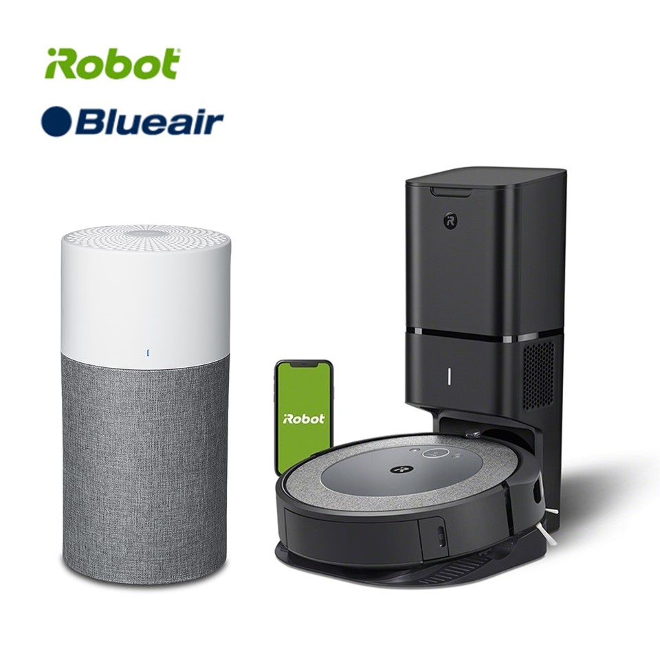 【組合】iRobot Roomba i3+掃地機器人+Blueair 3410 10-15坪空氣清淨機