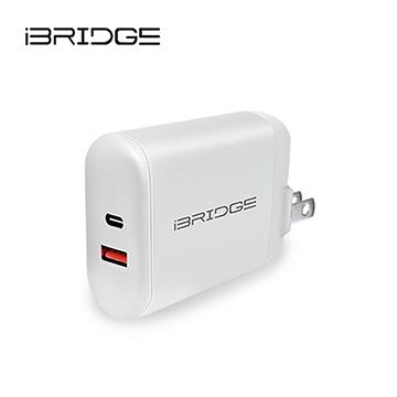 iBRIDGE PD3.0 30W 雙孔急速快充充電器